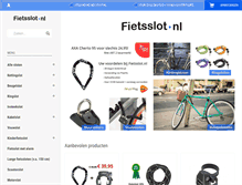 Tablet Screenshot of fietsslot.nl